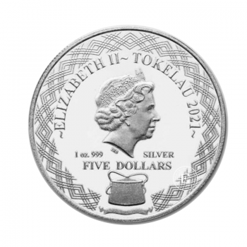 1 oz (31.10 g)  pièce d'argent  Northern Pygmy Owl, Tokelau 2021
