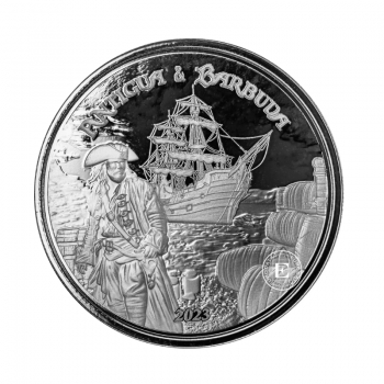 1 oz (31.10 g) sidabrinė moneta EC8 Antigua & Barbuda  - Rum Runner, Rytų Karibų Salos 2023