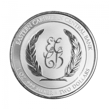 1 oz (31.10 g) sidabrinė moneta EC8 Antigua & Barbuda  - Rum Runner ir Aštuonkojis, Rytų Karibų Salos 2024