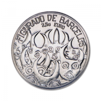2.5 Eur coin Barcelos Ceramic, Portugal 2016