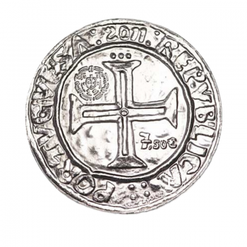 7.5 Eur moneta Manuel I, Portugalija 2011