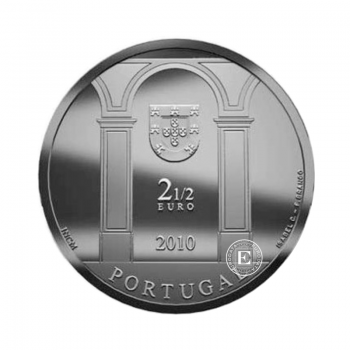 2.5 Eur coin Paco, Portugal 2010