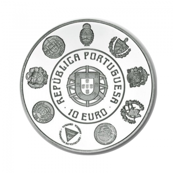 10 Eur moneta 20-osios Ibero Amerikos serijos metinės, Portugalija 2012