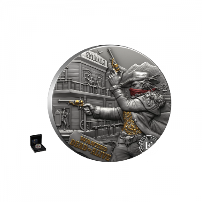 2 oz (62.20 g)  srebrna moneta The Bounty Hunter, Liberia 2024