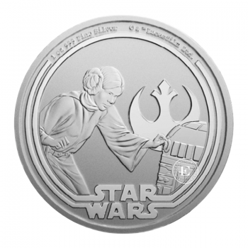 1 oz (31.10 g) silbermünze Star Wars - Princess Leia, Niue 2025