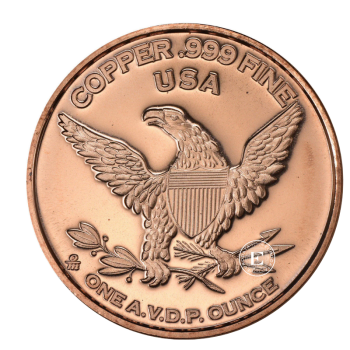 1 oz (31.10 g) Kupfermünze Pteranodon, USA random year