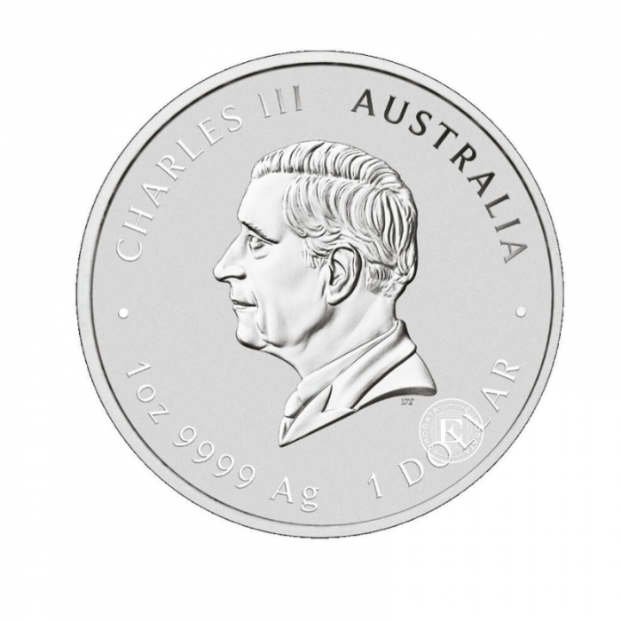 1 oz (31.10 g) srebrna moneta Quokka, Australia 2024