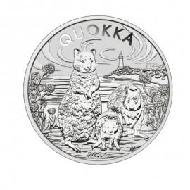 1 oz (31.10 g) Silbermünze Quokka, Australien 2024