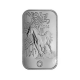 1 oz  (31.10 g) sidabro luitas Lunar - Arklio metai, Rand Refinery 999