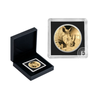 1/200 oz auksinė moneta Big Five – Rhinoceros, Čadas