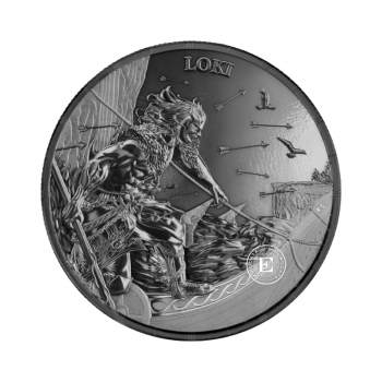 1 oz (31.10 g) sidabrinė moneta Ragnarok - Loki, Lenkija 2025