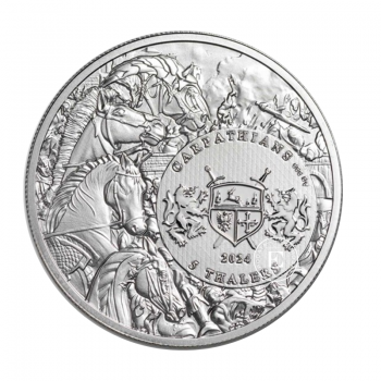 1 oz (31.10 g) sidabrinė moneta Four Horseman of Apocalypse - Red Horse, Lenkija 2024