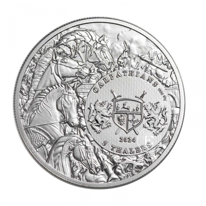 1 oz (31.10 g) sidabrinė moneta Four Horseman of Apocalypse - Red Horse, Lenkija 2024