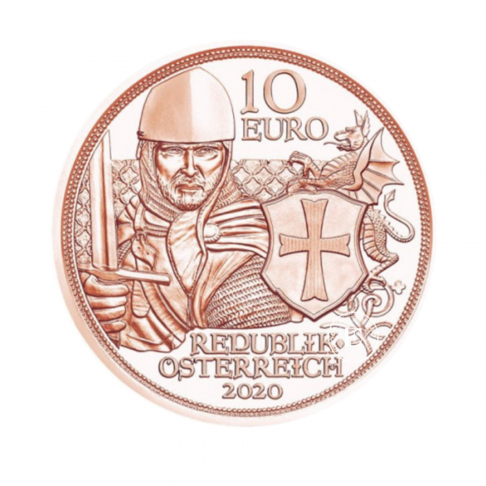 10 Eur varinė moneta Drąsa, Austrija 2020