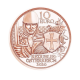 10 Eur varinė moneta Drąsa, Austrija 2020
