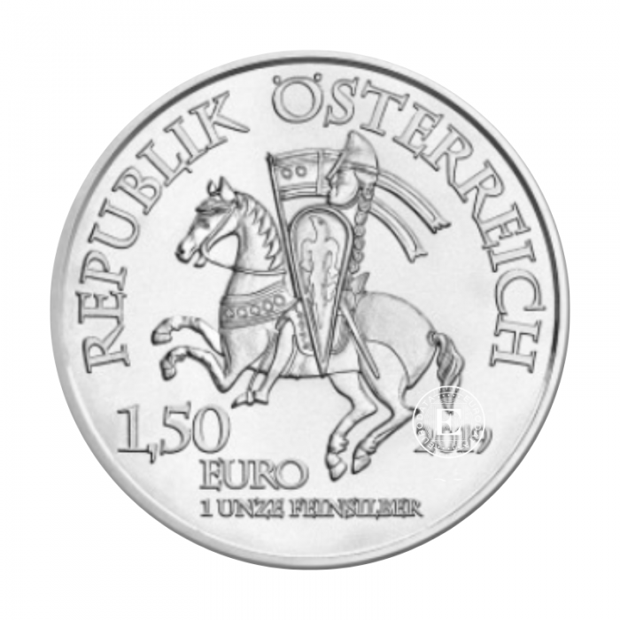 1 oz (31.10 g) sidabrinė moneta Wiener Neustadt, Austrija 2019