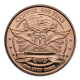 1 oz copper round Buffalo, USA random year