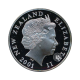 5 Dollar (28.28 g) pièce d'argent PROOF  Queen Elizabeth II visit to New Zealand,  Nouvelle-Zélande 2001