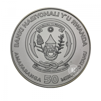 1 oz (31.10 g) sidabrinė moneta Arklio metai,  Lunar Ruanda 2026