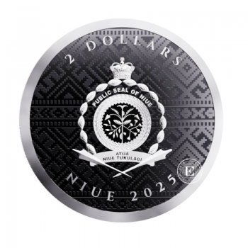 1 oz (31.10 g) pièce  d'argent  Vytis Pahonia – The Knight in Pursuit, Niue 2025