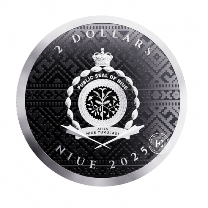 1 oz (31.10 g) srebrna moneta  Vytis Pahonia – The Knight in Pursuit, Niue 2025