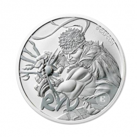 1 oz (31.10 g) pièce d'argent Street Fighter - Ryu, Tuvalu 2022