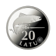 20 lats (11 g) pièce d'argent PROOF Silver Salmon, Lettonie 2013