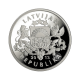 20 lats (11 g) pièce d'argent PROOF Silver Salmon, Lettonie 2013