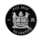 1 oz (31.10 g) sidabrinė moneta Senovės kariai samurajai, Fidžis 2022