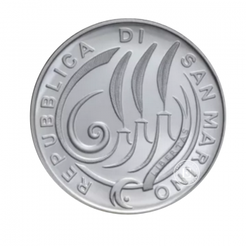 10 Eur (22 g) sidabrinė PROOF moneta Ekonominės ir pinigų sąjungos 10-metis, San Marinas 2009