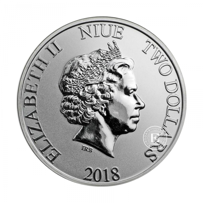 1 oz (31.10 g) pièce d'argent Scrooge McDuck, Niue 2018