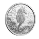 1 oz (31.10 g) silbermünze Seahorse, Samoa 2020