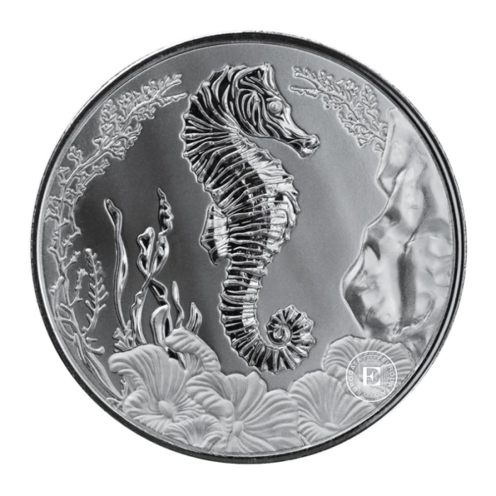 1 oz (31.10 g) pièce d'argent  Seahorse, Samoa 2025