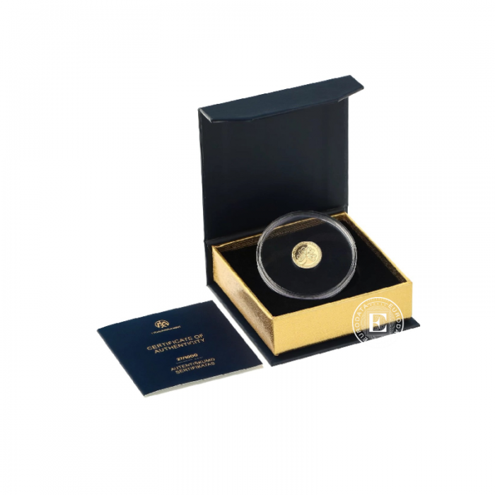 7 dollars (1.24 g) Goldmünze Success Coin, Niue 2024 (mit Zertifikat)