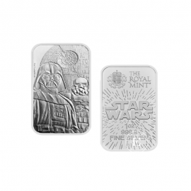 1 oz (31.10 g) sidabro luitas Star wars - Dark Side, The Royal Mint 999.9
