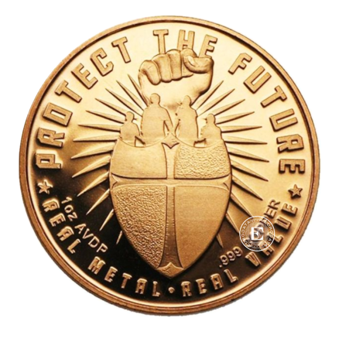 1 oz (31.10 g) varinė moneta SIN Silver and Shells, JAV (atsitiktiniai metai) (round)