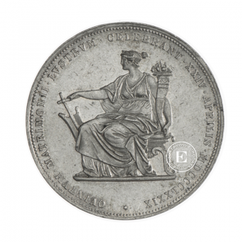 2 guldenų (24.58 g) sidabrinė moneta Silver Wedding - A, Austrija 1879