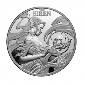 1 oz (31.10 g) pièce d'argent Mythical Creatures - The Siren, Niue 2025