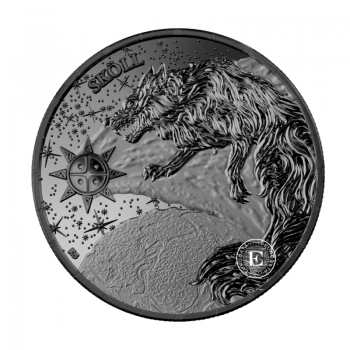 1 oz (31.10 g) sidabrinė moneta Ragnarok - Skoll, Lenkija 2024