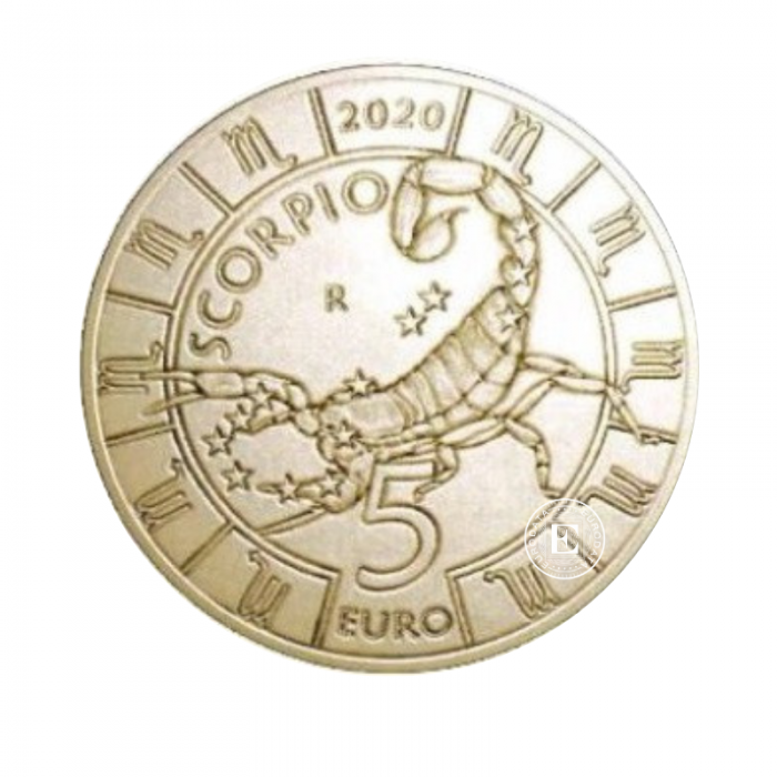 5 Eur pièce Zodiac - Scorpio, Saint Marin 2020