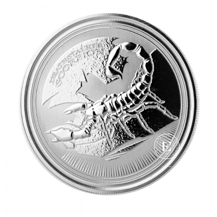1oz (31.10 g) pièce d'argent Skorpion, République du Tchad 2017