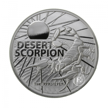 1 oz (31.10 g) sidabrinė moneta Desert scorpion, Australija 2022