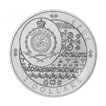 1 oz (31.10 g) sidabrinė moneta Slovakijos erelis, Niujė 2023