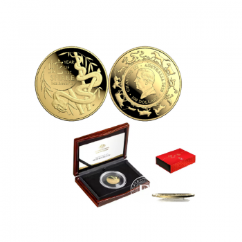 1 oz (31.10 g) goldmünze PROOF Lunar RAM - Year of  Snake, Australien 2025