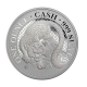 1 oz (31.10 g) sidabrinė moneta The snow leopard, Šv. Helena 2024
