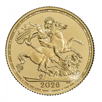  7.98 g soverenas Karalius Charlesas III, Didžioji Britanija 2026