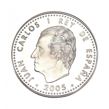 10 Eur (27 g) sidabrinė moneta Taikos ir laisvės Europoje 60-metis, Ispanija 2005