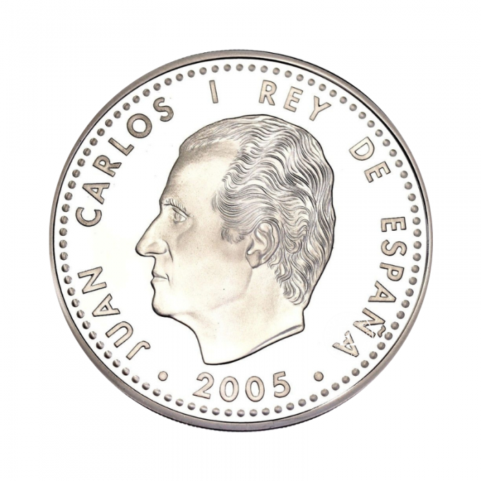 10 Eur (27 g) srebrna moneta The 60th Anniversary of Peace and Freedom in Europe, Hiszpania 2005