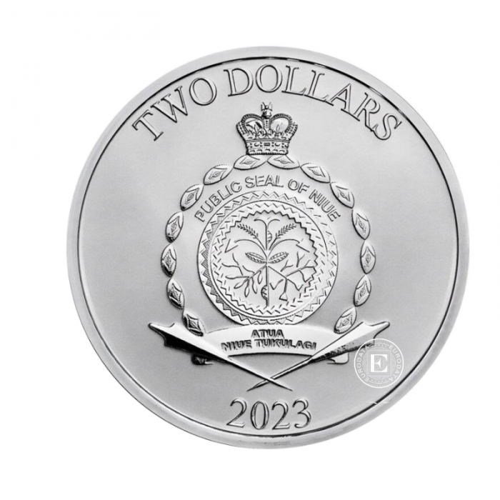 1 oz (31.10 g) pièce d'argent Spiderman, Niue 2023