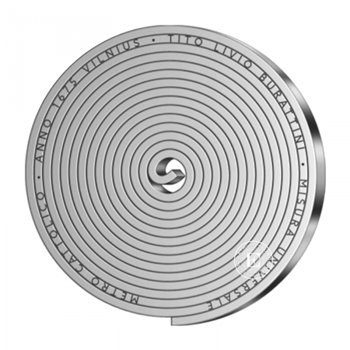 20 Eur pièce d'argent Metro Cattolico - 350, Lituanie 2025
